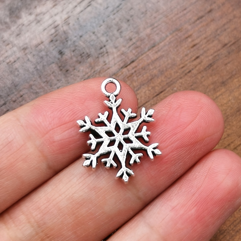 21pc Snowflake Pendant Christmas Charm Jewellery Set